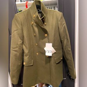 ZARA military style coat